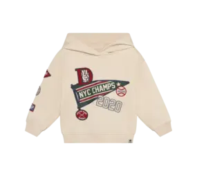 Daily7 Oversized Hoodie Badges - Sand