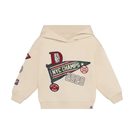 Daily7 Oversized Hoodie Badges - Sand