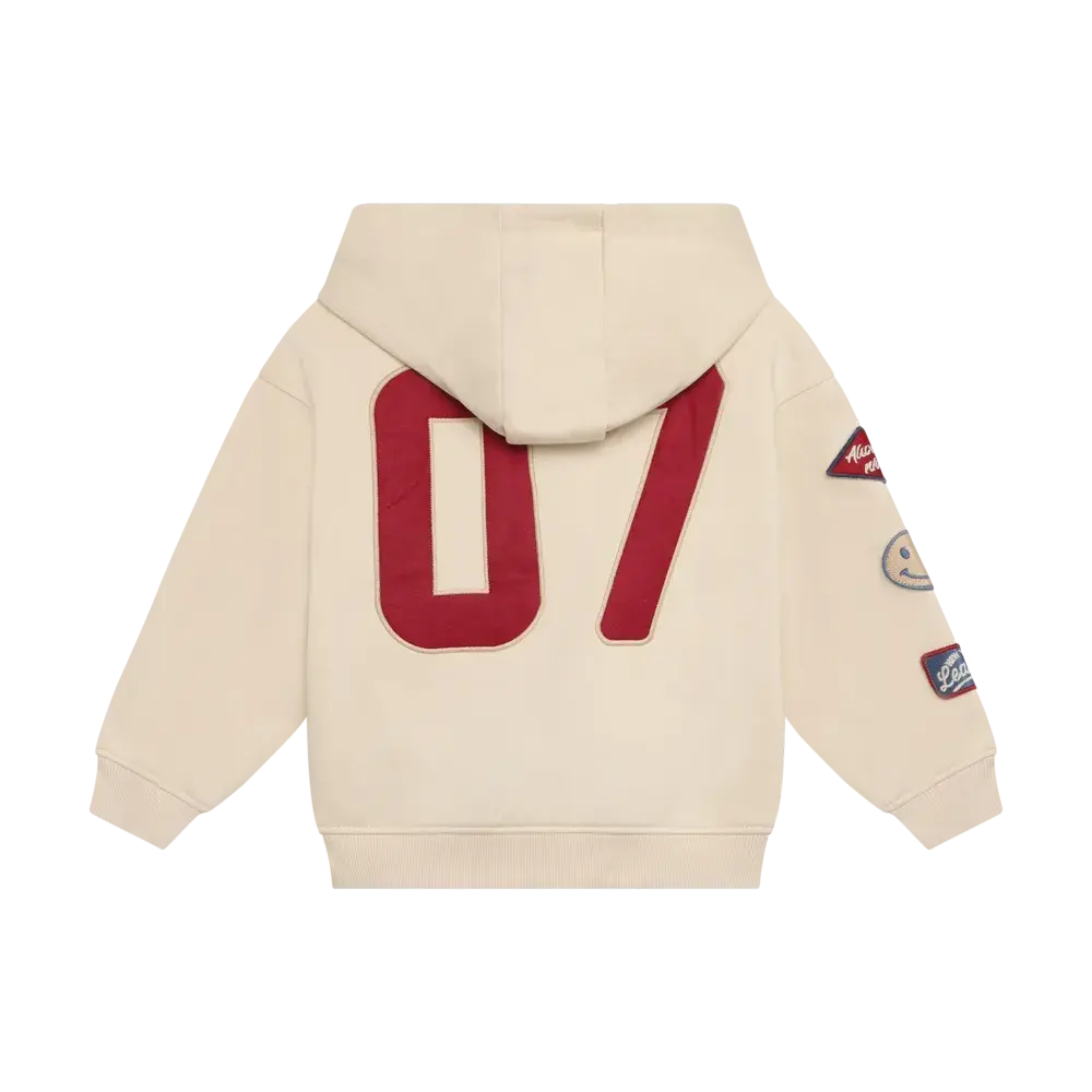 Daily7 Oversized Hoodie Badges - Sand