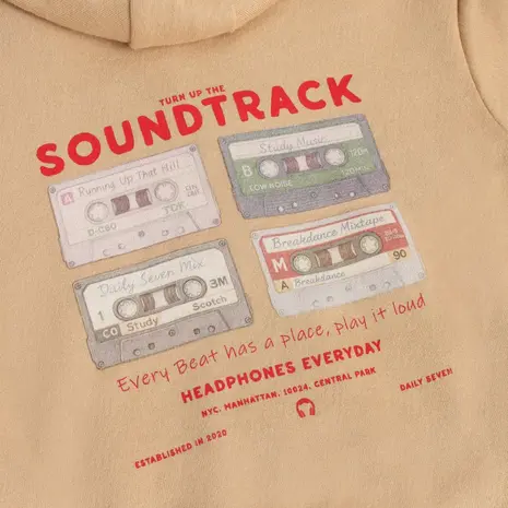 Daily7 Hoodie Zipperjacket Backprint