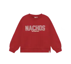 Daily7 Oversized Sweater Artwork - Rythmic Red