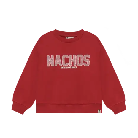 Daily7 Oversized Sweater Artwork - Rythmic Red Daily7 Oversized Sweater Artwork - Rythmic Red