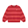 Daily7 Oversized Sweater Big Stripe - Rythmic Red