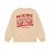 Daily7 Oversized Sweater Backprint - Beige Daily7 Oversized Sweater Backprint - Beige