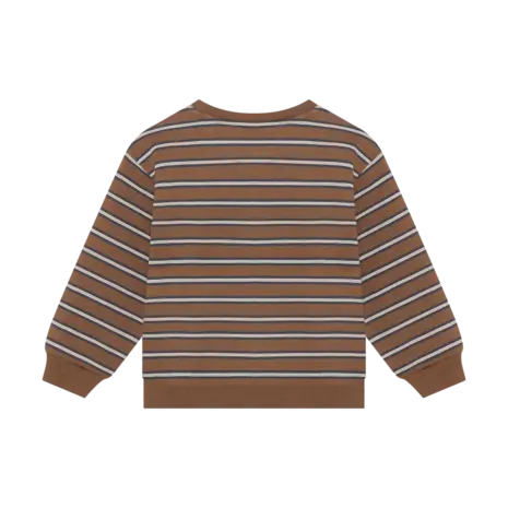 Daily7 Oversized Sweater Striped - Almond Brown