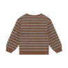 Daily7 Oversized Sweater Striped - Almond Brown