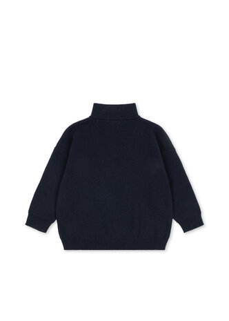Konges Slojd Mano Trui Half Zip - Total Eclipse Konges Slojd Mano Trui Half Zip - Total Eclipse