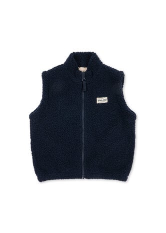 Konges Slojd Jody Solid Teddy Vest - Total Eclipse Konges Slojd Jody Solid Teddy Vest - Total Eclipse