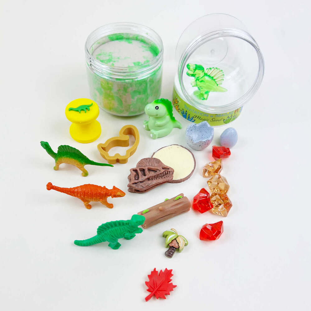 Invitation to Imagine Magic Sand Play Pot - Jurassic Park Invitation to Imagine Magic Sand Play Pot - Jurassic Park