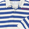The New Vidar OS Polo Sweatshirt Mazarine Blue Striped