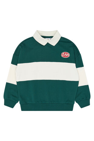 The New Virgil OS Polo Sweatshirt June Bug The New Virgil OS Polo Sweatshirt June Bug
