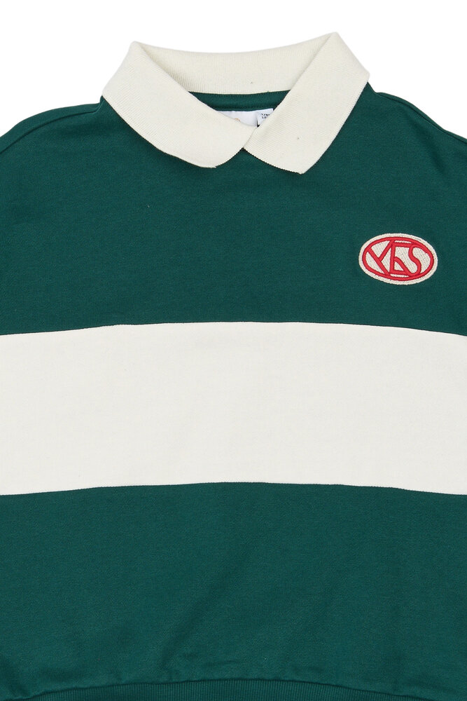 The New Virgil OS Polo Sweatshirt June Bug The New Virgil OS Polo Sweatshirt June Bug