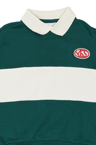 The New Virgil OS Polo Sweatshirt June Bug The New Virgil OS Polo Sweatshirt June Bug