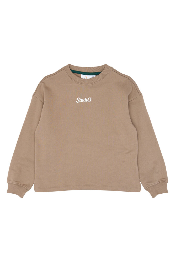 The New Vicente OS Sweatshirt-Taupe Gray The New Vicente OS Sweatshirt-Taupe Gray