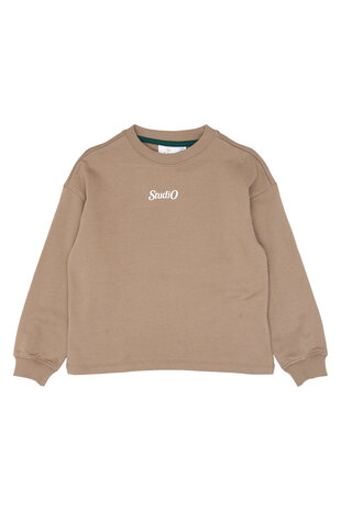 The New Vicente OS Sweatshirt-Taupe Gray The New Vicente OS Sweatshirt-Taupe Gray