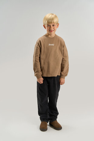 The New Vicente OS Sweatshirt-Taupe Gray The New Vicente OS Sweatshirt-Taupe Gray