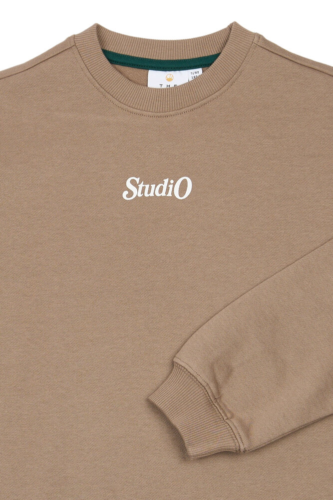 The New Vicente OS Sweatshirt-Taupe Gray The New Vicente OS Sweatshirt-Taupe Gray