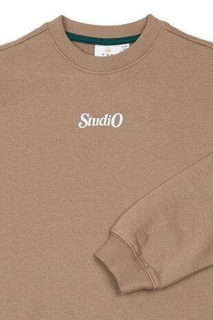 The New Vicente OS Sweatshirt-Taupe Gray The New Vicente OS Sweatshirt-Taupe Gray