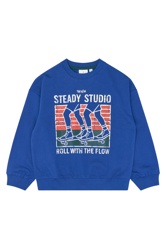 The New Vern OS Sweatshirt Mazarine Blue The New Vern OS Sweatshirt Mazarine Blue