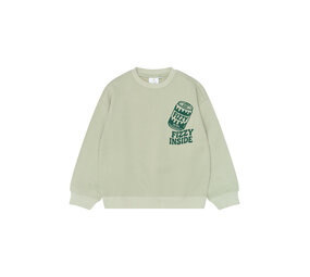 The New Valentino OS Sweatshirt-Mineral Gray The New Valentino OS Sweatshirt-Mineral Gray
