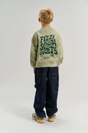 The New Valentino OS Sweatshirt-Mineral Gray The New Valentino OS Sweatshirt-Mineral Gray