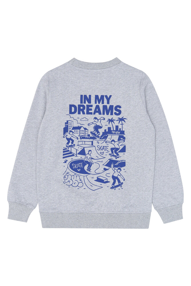 The New Villard Melange Sweatshirt Light Grey Melange