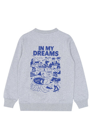 The New Villard Melange Sweatshirt Light Grey Melange
