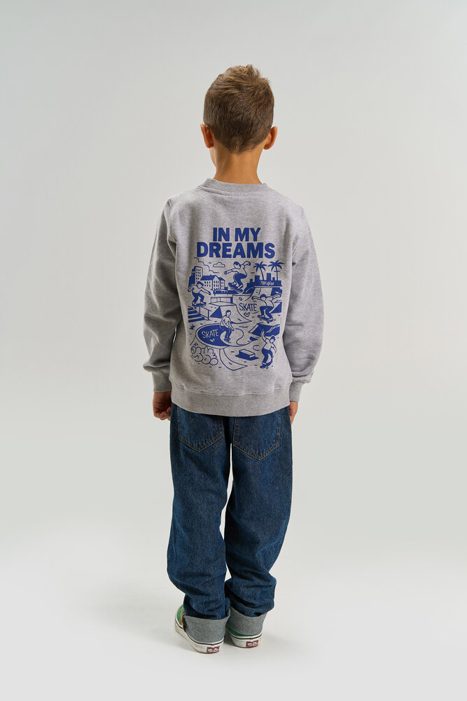 The New Villard Melange Sweatshirt Light Grey Melange