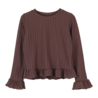 Jacky Sue Bibi Top - Ribbed Chocolate