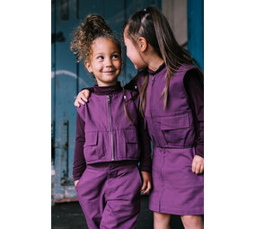 Jacky Sue Lewis Top - Dark Berry