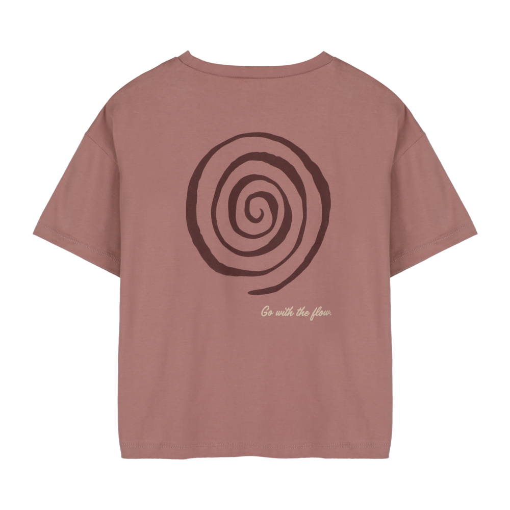 Jacky Sue Swirl Tee - Clay Pink Jacky Sue Swirl Tee - Clay Pink