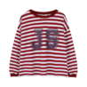 Jacky Sue JS Longsleeve - Burgundy / Cream Stripe
