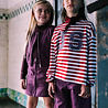 Jacky Sue JS Longsleeve - Burgundy / Cream Stripe