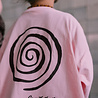 Jacky Sue Swirl Longsleeve - Soft Peach Pink Jacky Sue Swirl Longsleeve - Soft Peach Pink