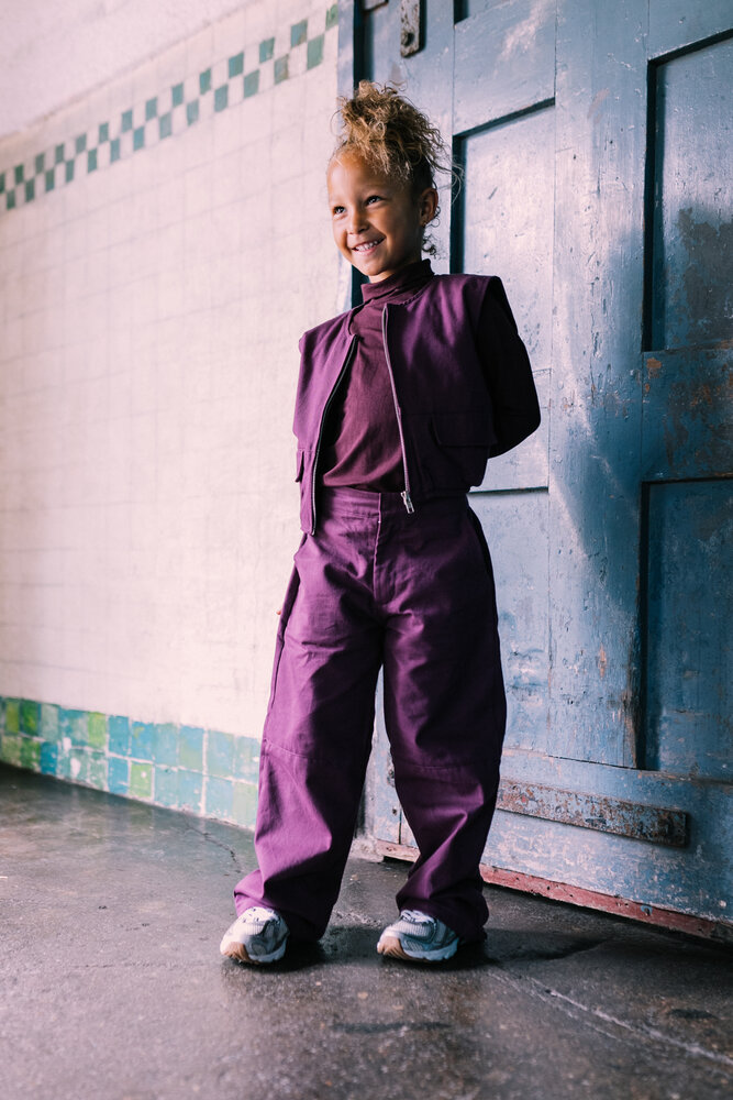 Jacky Sue Lena Pants - Deep Burgundy