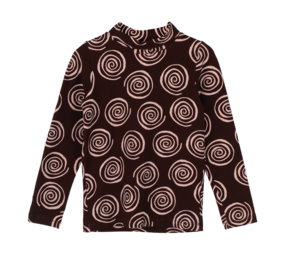 Jacky Sue Lewis Top - Chocolate Swirl