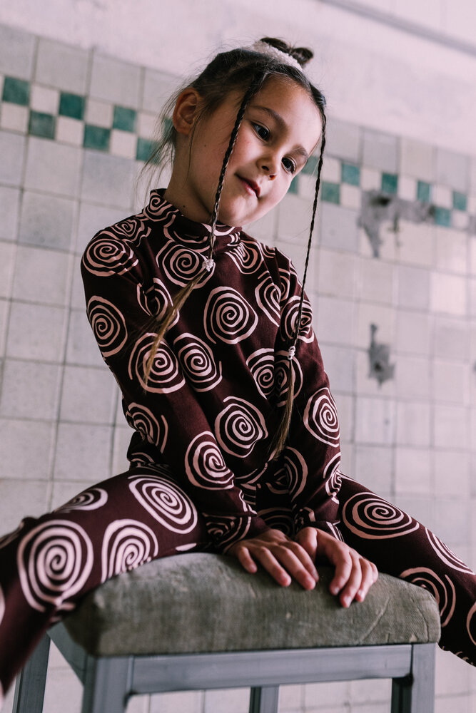 Jacky Sue Lewis Top - Chocolate Swirl