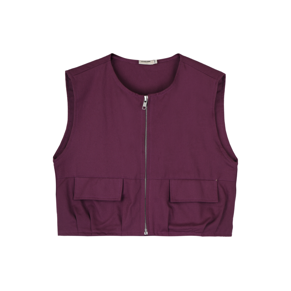 Jacky Sue Belle Vest - Deep Burgundy