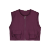 Jacky Sue Belle Vest - Deep Burgundy