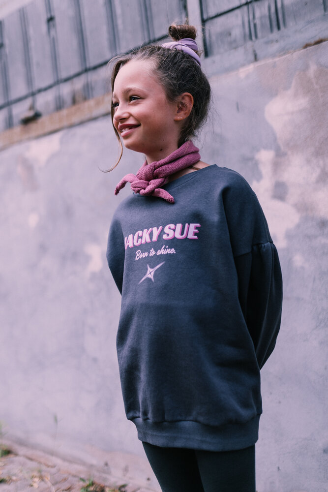 Jacky Sue Shine Sweater - Dark Grey