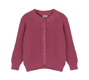 Jacky Sue Lovi Hand Knitted Cardigan - Vintage Pink