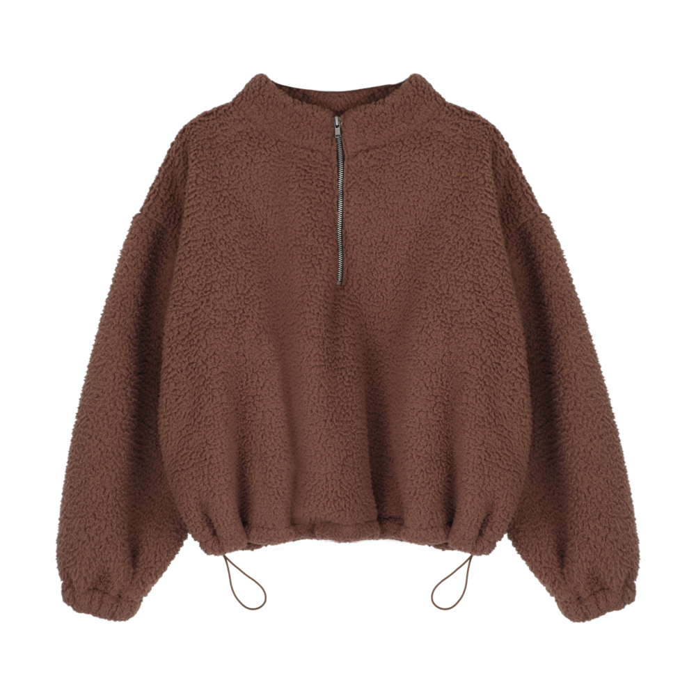 Jacky Sue Teddy Sweater - Fuffy Chocolate Jacky Sue Teddy Sweater - Fuffy Chocolate