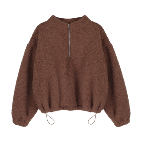 Jacky Sue Teddy Sweater - Fuffy Chocolate Jacky Sue Teddy Sweater - Fuffy Chocolate