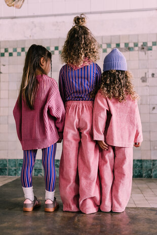 Jacky Sue Mosie Pants - Salmon Corduroy