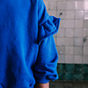 Jacky Sue Lois Ruffle Sweater - Cobalt Blue