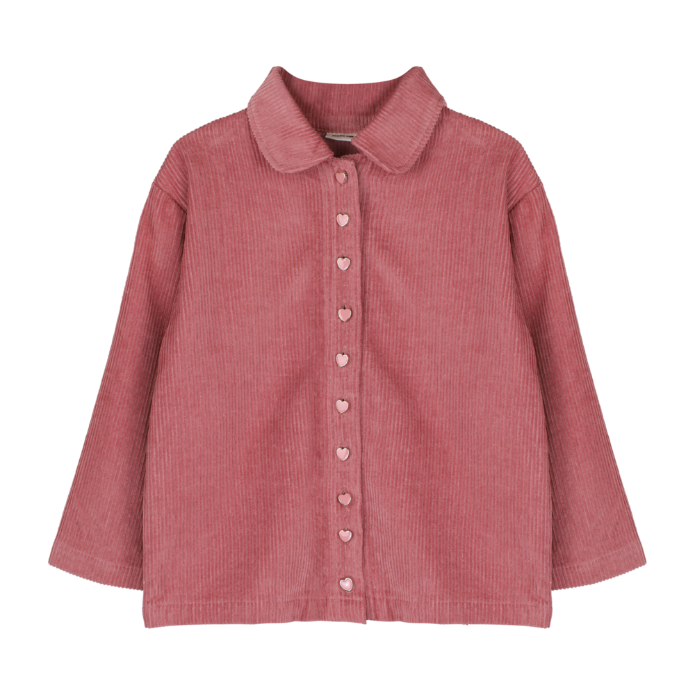 Jacky Sue Mimi Overshirt - Salmon Corduroy Jacky Sue Mimi Overshirt - Salmon Corduroy