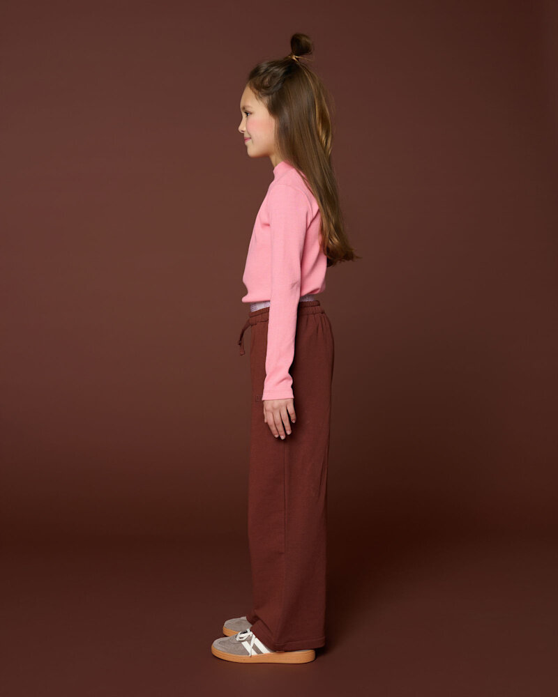 Petit Blush Broek Wide Leg Brown Petit Blush Broek Wide Leg Brown