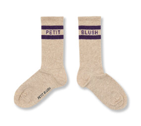 Petit Blush Sokken Beige Purple