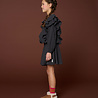 Petit Blush Blouse Romantic Ruffle Dark Grey Petit Blush Blouse Romantic Ruffle Dark Grey