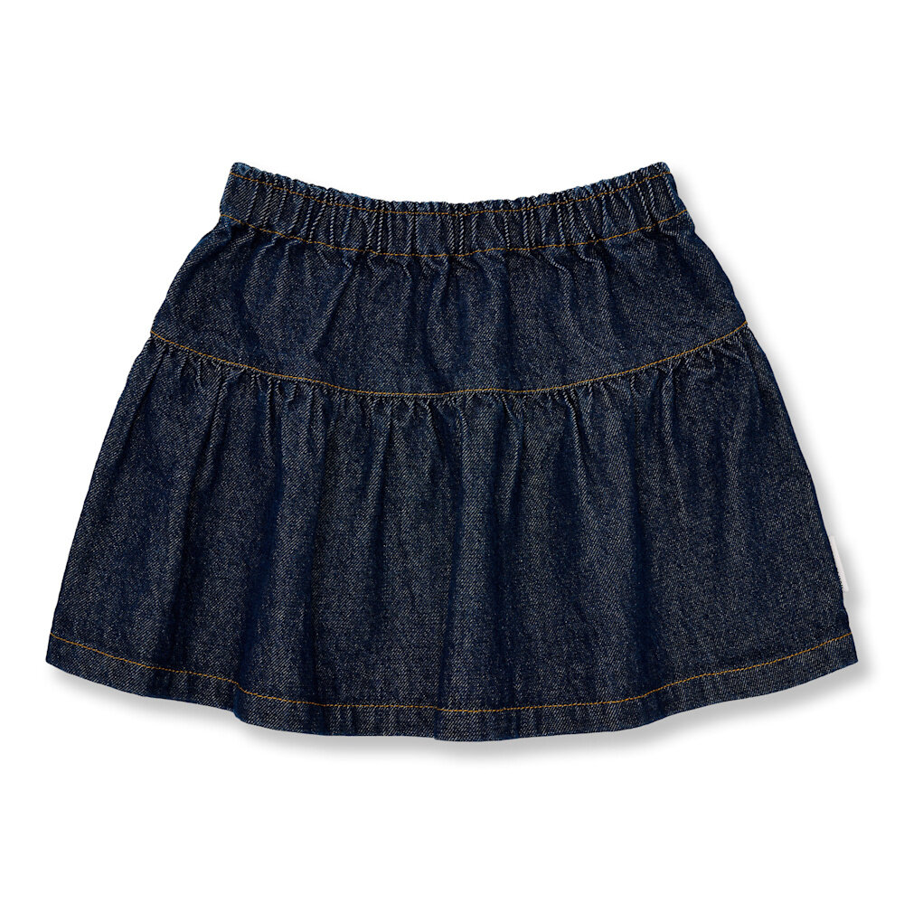 Petit Blush Rokje Denim Ruffle Dark Blue Petit Blush Rokje Denim Ruffle Dark Blue